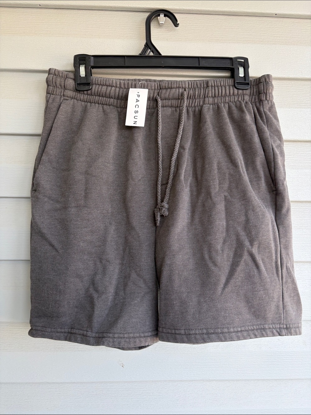 NWT PacSun Casual Drawstring sweat Shorts - Gray - Picture 2 of 6
